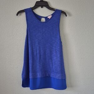Blue Sleeveless Women's Top